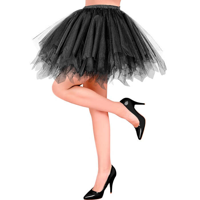 Black Tutu With Inner Pocket For Led Lights