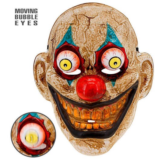 Mask Goggly Eyes Horror Clown Pvc