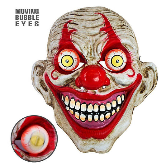 Mask Goggly Eyes Horror Clown Pvc