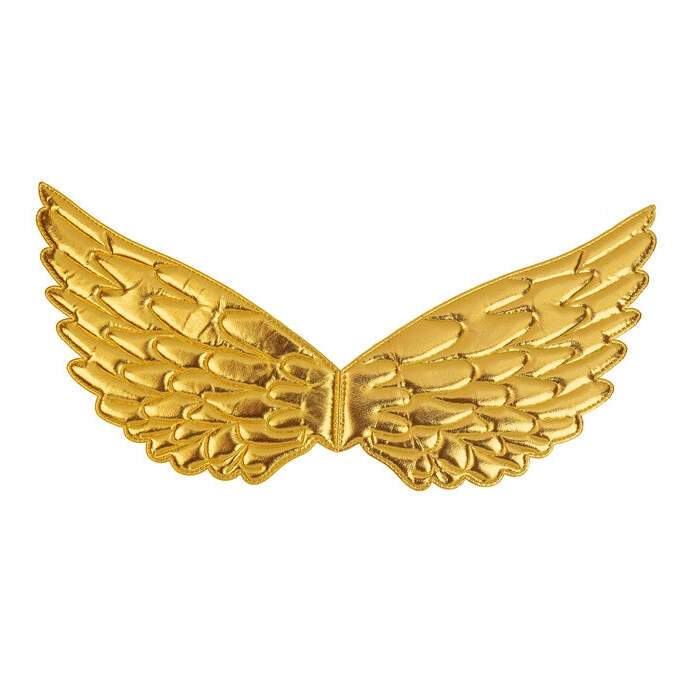 Gold Fabric Wings 43X22 Cm