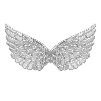 Silver Fabric Wings 57X26 Cm