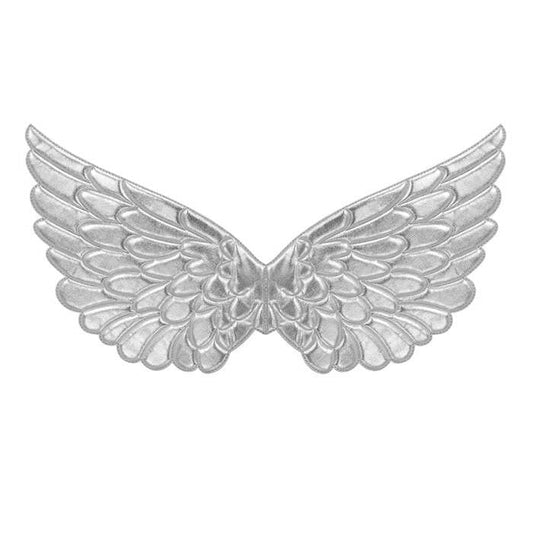 Silver Fabric Wings 57X26 Cm