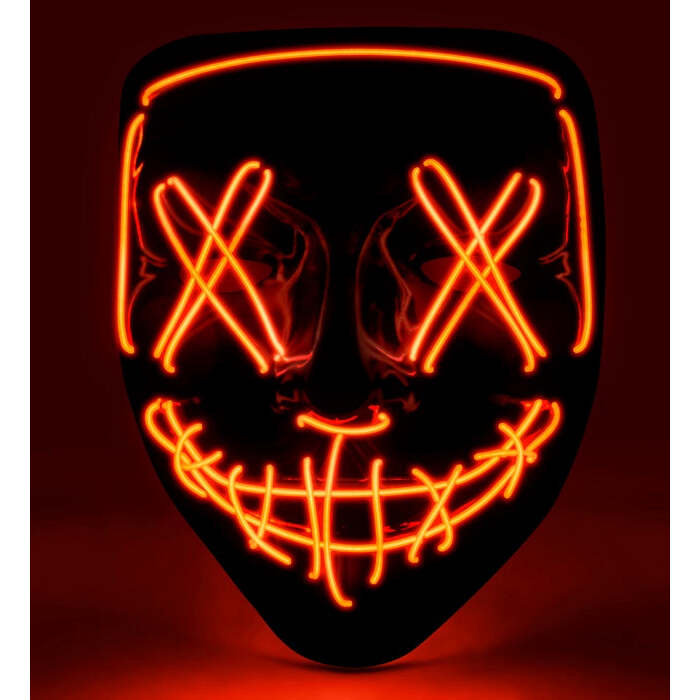 Red Led Scary Mask
