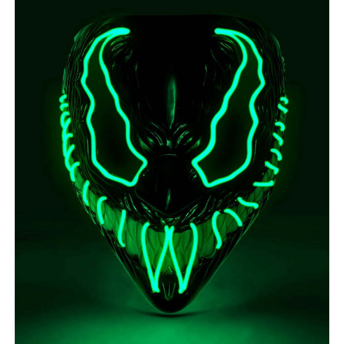 Green Led Monster Mask