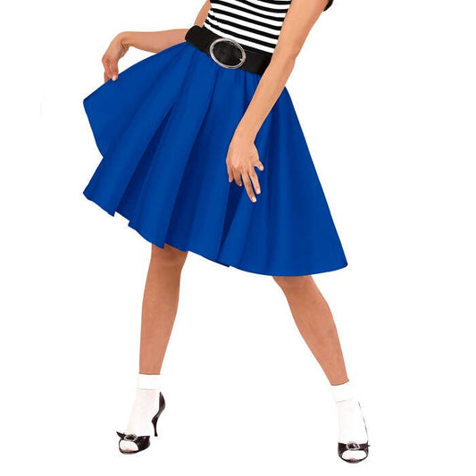 Blue Rock 'N' Roll Skirt