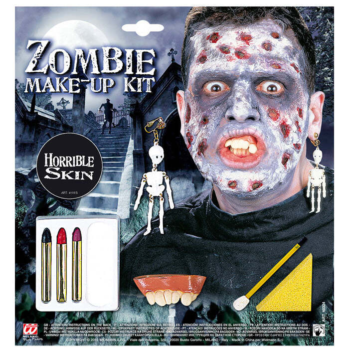 Zombie Make-Up Set With Accessories
