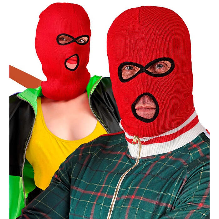 Red Balaclava Mask