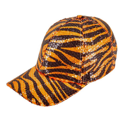 Animalier Tiger Sequin Cap