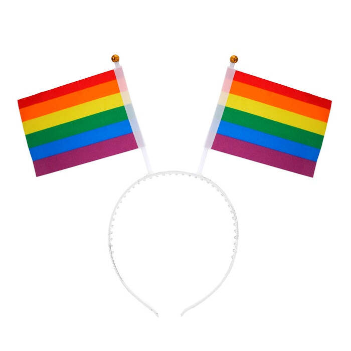 Rainbow Flags Head Bopper