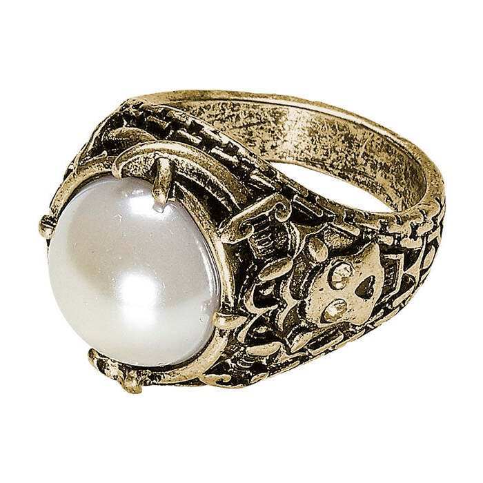 Gold Ring With Pearl