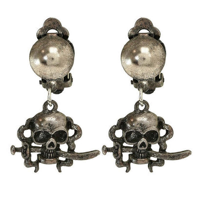 Pair Of Pirate Skull Earrings