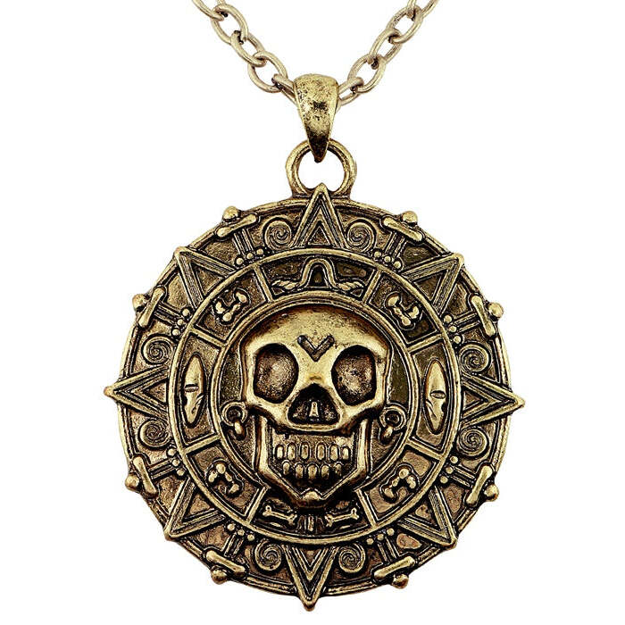 Skull Compass Necklace