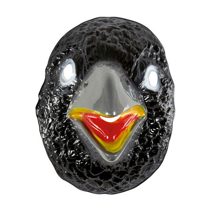 Pvc Crow Mask Adult Size