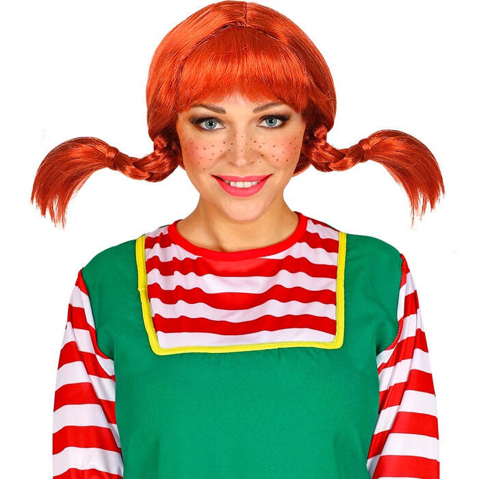 Playful Girl Wig With Bendable Plaits - In Polybag