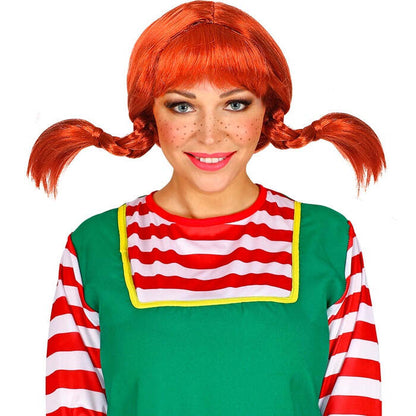 Playful Girl Wig With Bendable Plaits - In Polybag