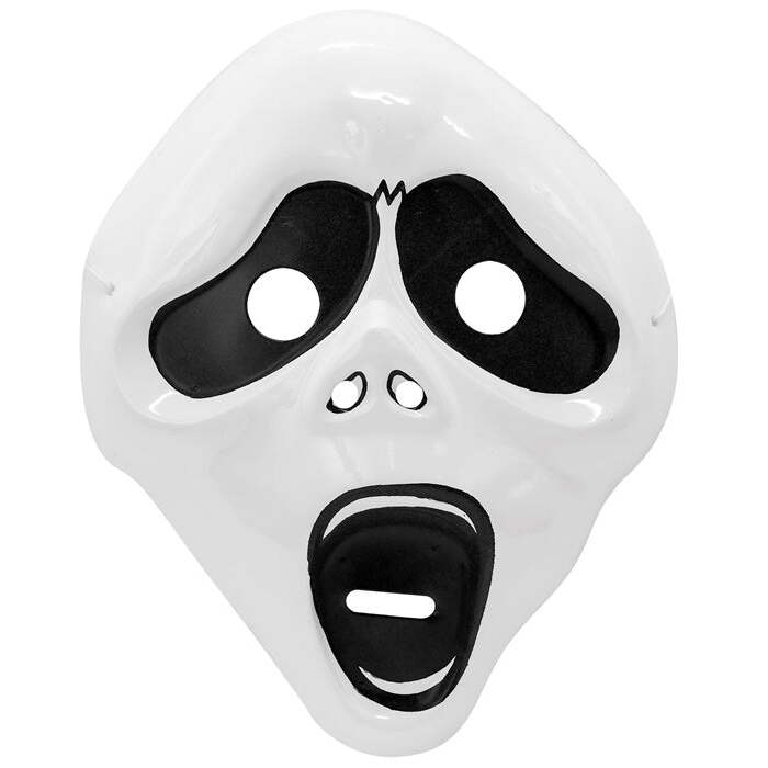 Child Size Plastic Ghost Mask