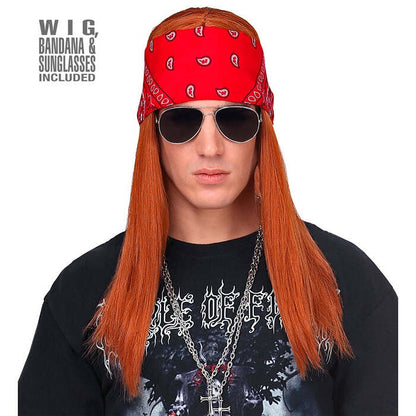 Axel Wig With Bandana & Sunglasses In Polybag