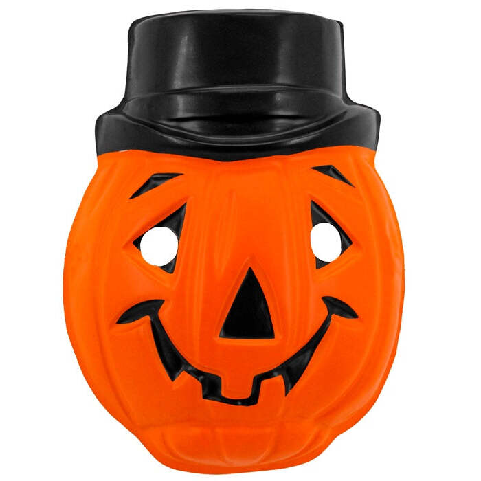 Child Size Plastic Pumpkin Mask
