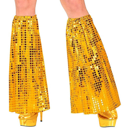 The 70S Disco Style  Gold Sequin Leg Warmers 