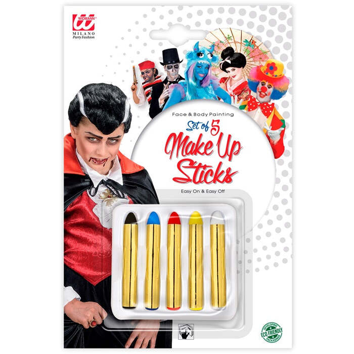 Set Of 5 Make-Up Sticks - 11 Ml