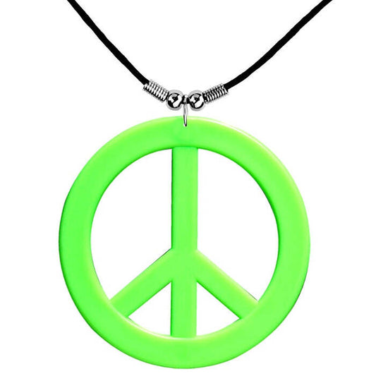 Neon Green Hippie Necklace