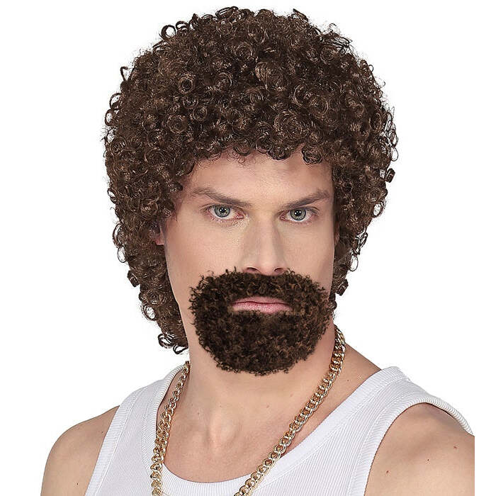 Mr. Wonderful Wig & Goatee Beard In Box