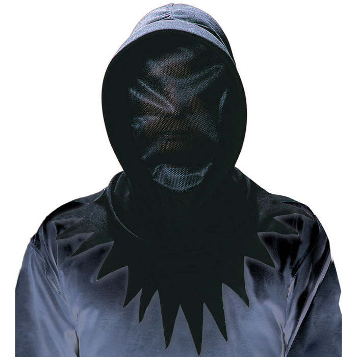 Black Invisible Face Hood