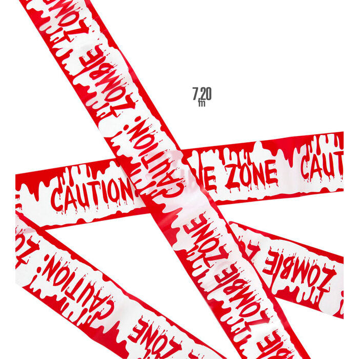 Barricade Tape Caution: Zombie Zone 7,20 M