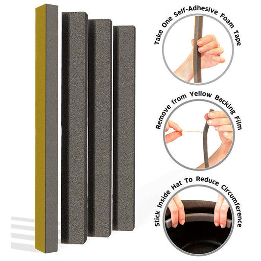 4 Self-Adhesive Foam Tapes To Fix Loose Fitting Hats
