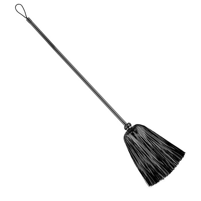 Black Tinsel Witch Broom 92 Cm