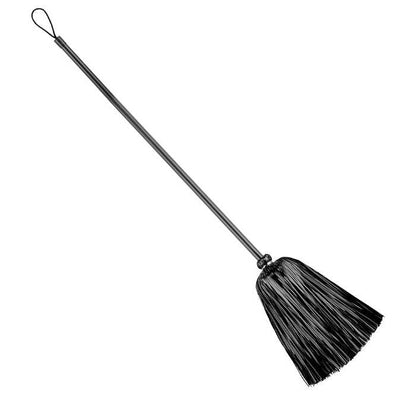 Black Tinsel Witch Broom 92 Cm