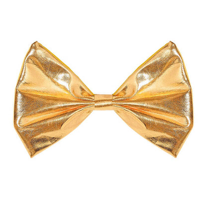 Gold Metallic Bow Tie