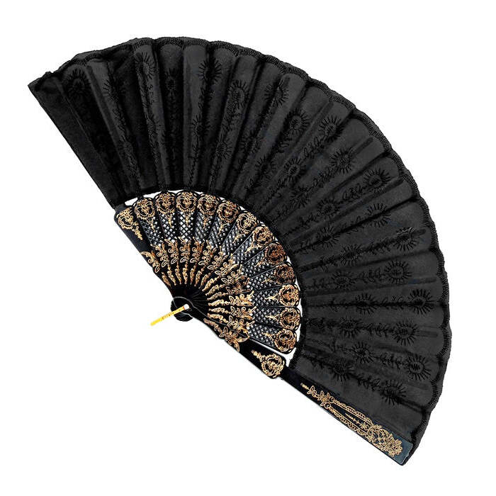 Black Lace Fan