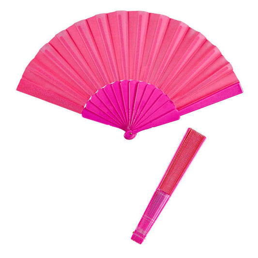 Pink Fabric Fan 23 Cm