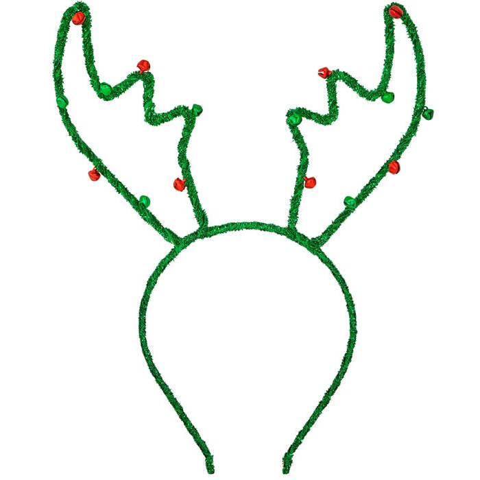 Headpiece Reindeer Green
