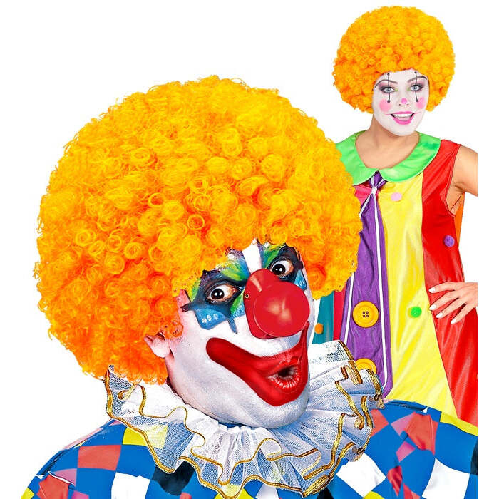 Curly Wig Orange - In Polybag