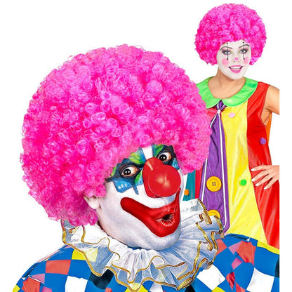 Curly Wig Pink - In Polybag