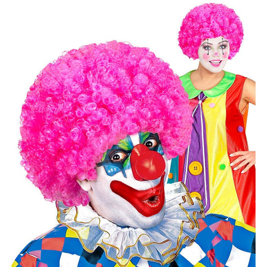 Curly Wig Pink - In Polybag
