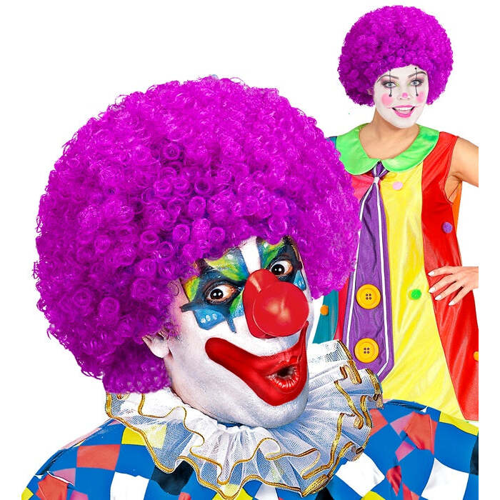 Curly Wig Purple - In Polybag