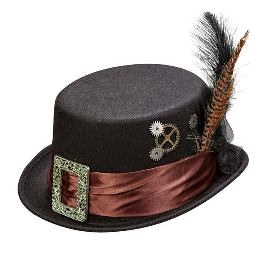 Top Hat Steampunk Felt 12 Cm