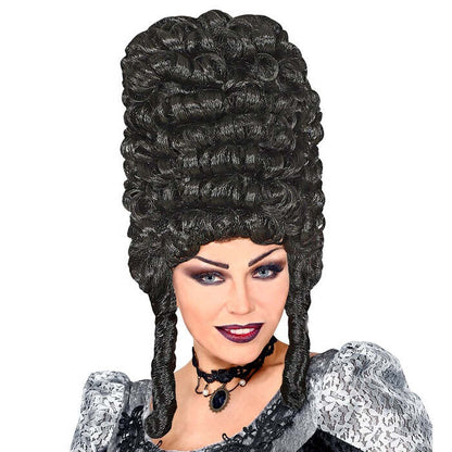 Black Extra Tall Gothic Wig In Polybag