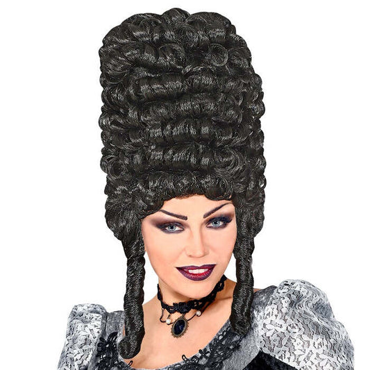 Black Extra Tall Gothic Wig In Polybag