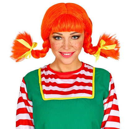Playful Girl Wig With Bendable Plaits - In Box