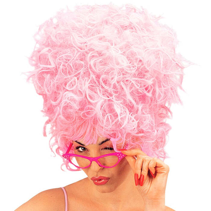 Pink Priscilla Wig In Polybag
