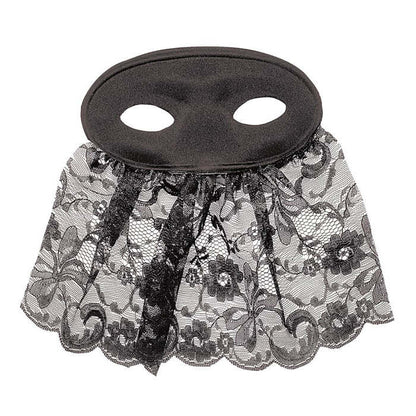 Black Veiled Carmen Eyemask