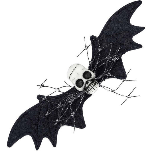 Hair Clip Bat Skull Child Size