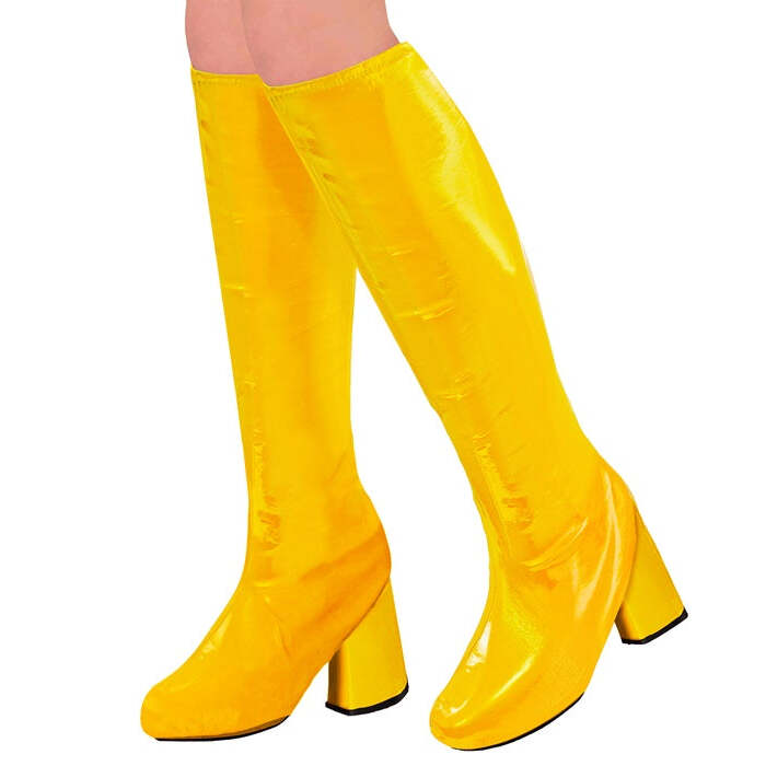 Pairs Of Yellow Boot Tops