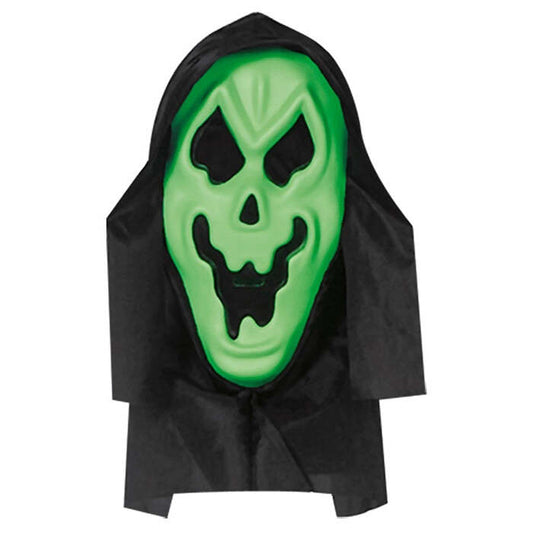 Eva Green Ghost Hooded Mask With See-Through Net Eyes