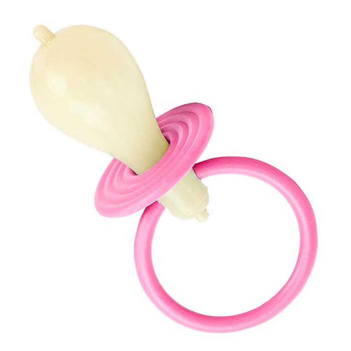 Pink Giant Sounding Baby Pacifier 25 Cm