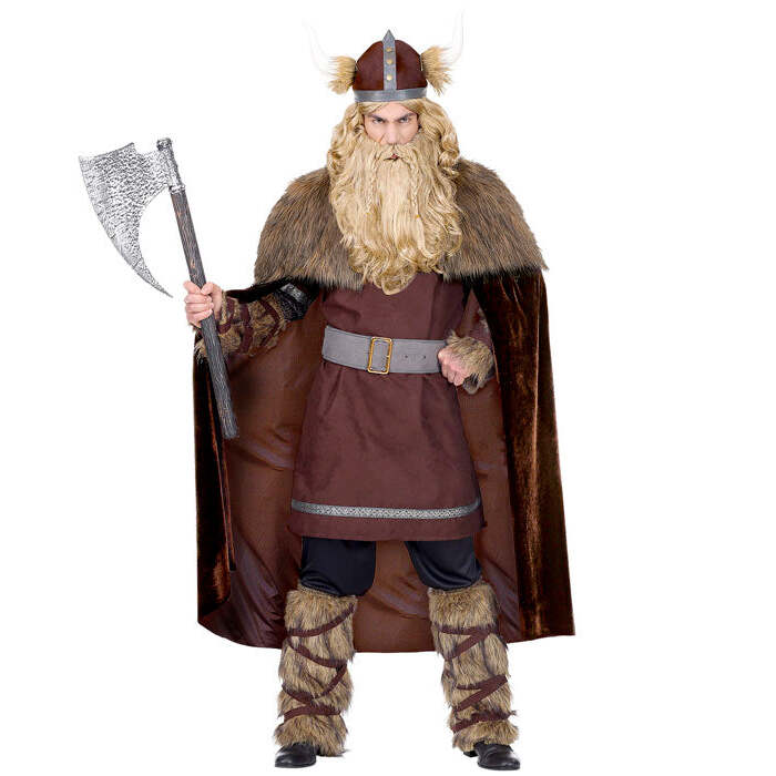 Warrior  Cape With Fur Tippet  - 125 Cm